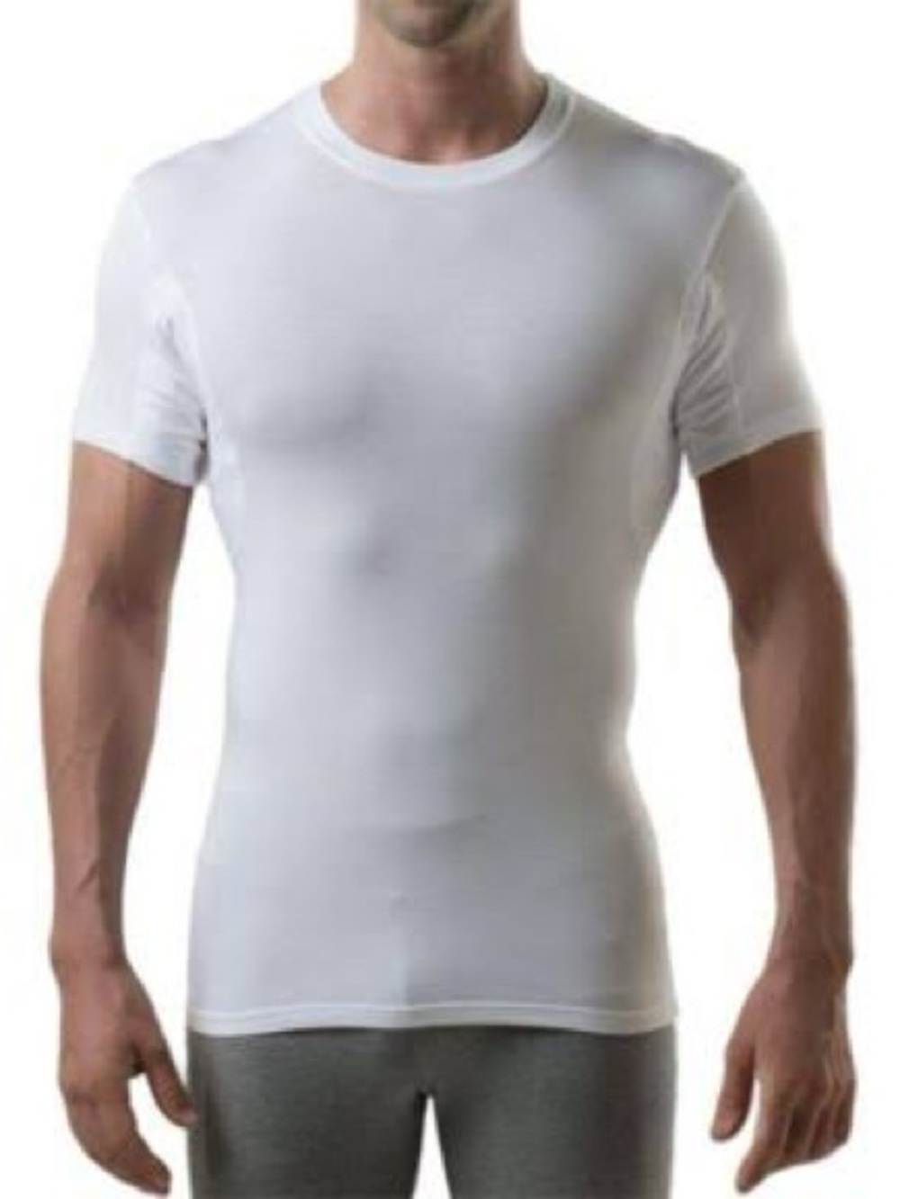 Thompson Brand New Men's Sweat Proof Undershirt - Slim Fit Crewneck SZ.XL